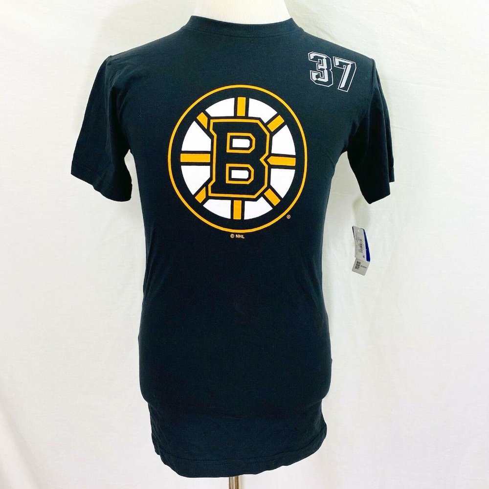 NHL Boston Bruins BERGERON 37 Tee Shirt Small NEW